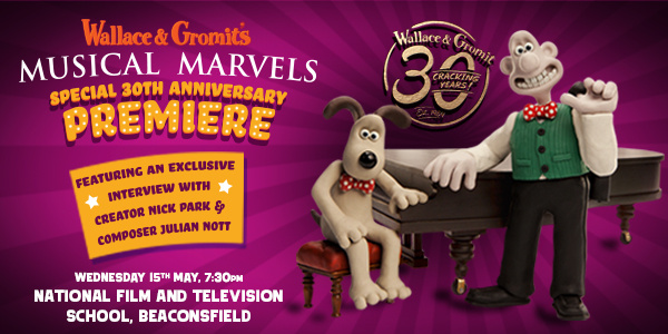 Wallace & Gromit Musica concert wide